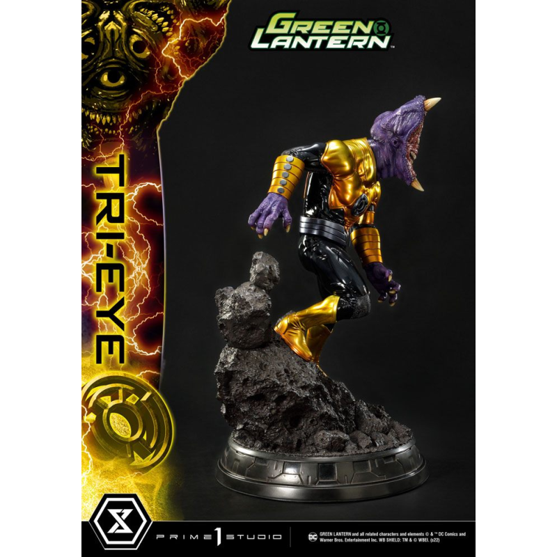 DC Comics statuette 1/3 Sinestro Corps Tri-Eye 54 cm