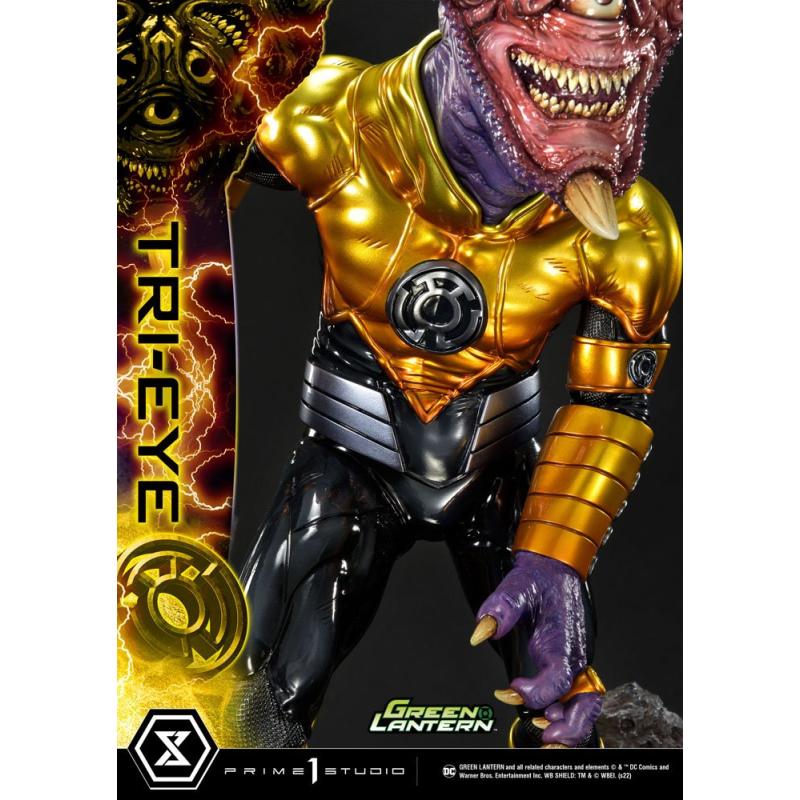 DC Comics statuette 1/3 Sinestro Corps Tri-Eye 54 cm