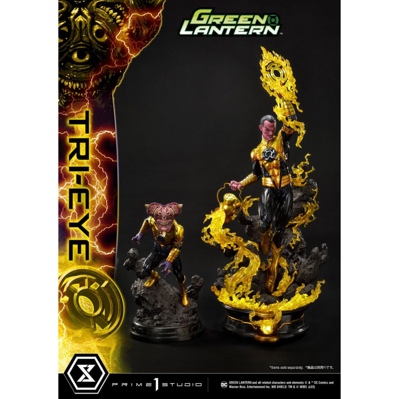 DC Comics statuette 1/3 Sinestro Corps Tri-Eye 54 cm