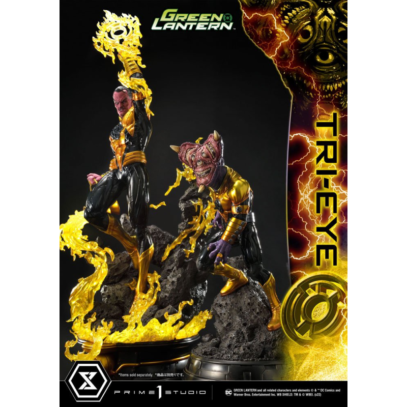 DC Comics statuette 1/3 Sinestro Corps Tri-Eye 54 cm