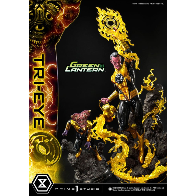 DC Comics statuette 1/3 Sinestro Corps Tri-Eye 54 cm