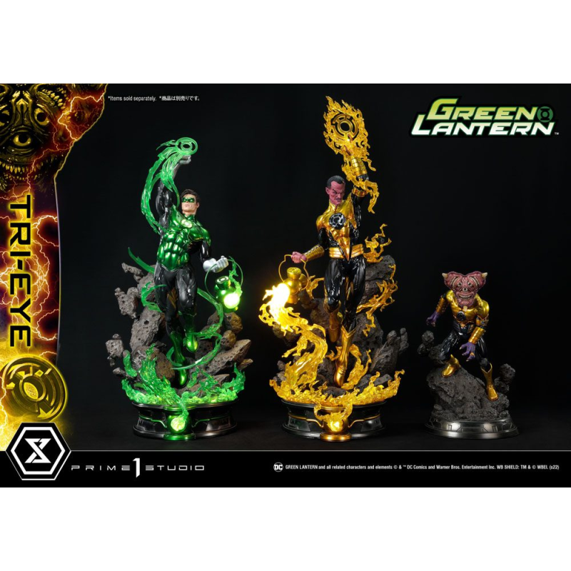 DC Comics statuette 1/3 Sinestro Corps Tri-Eye 54 cm