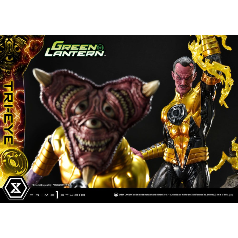 DC Comics statuette 1/3 Sinestro Corps Tri-Eye 54 cm