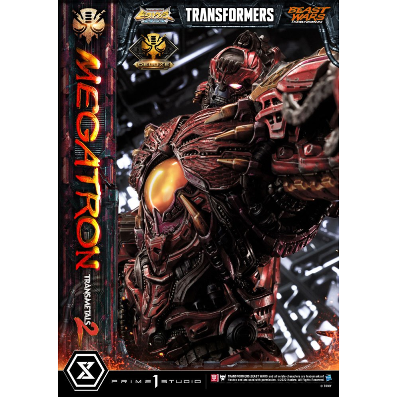 Transformers Beast Wars statuette 1/4 Premium Masterline Megatron Transmetal 2 Deluxe Bonus Version 74 cm