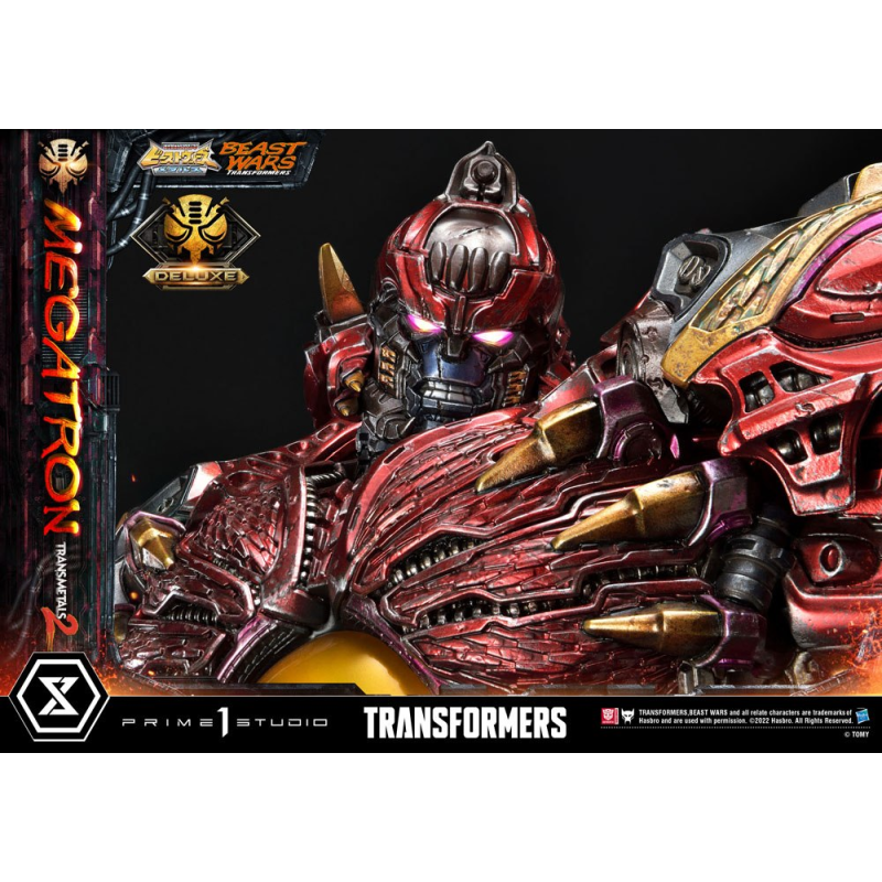 Transformers Beast Wars statuette 1/4 Premium Masterline Megatron Transmetal 2 Deluxe Bonus Version 74 cm