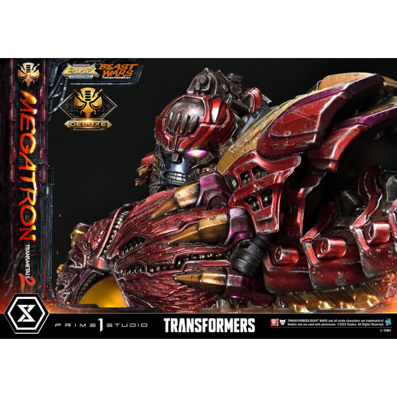 Transformers Beast Wars statuette 1/4 Premium Masterline Megatron Transmetal 2 Deluxe Bonus Version 74 cm