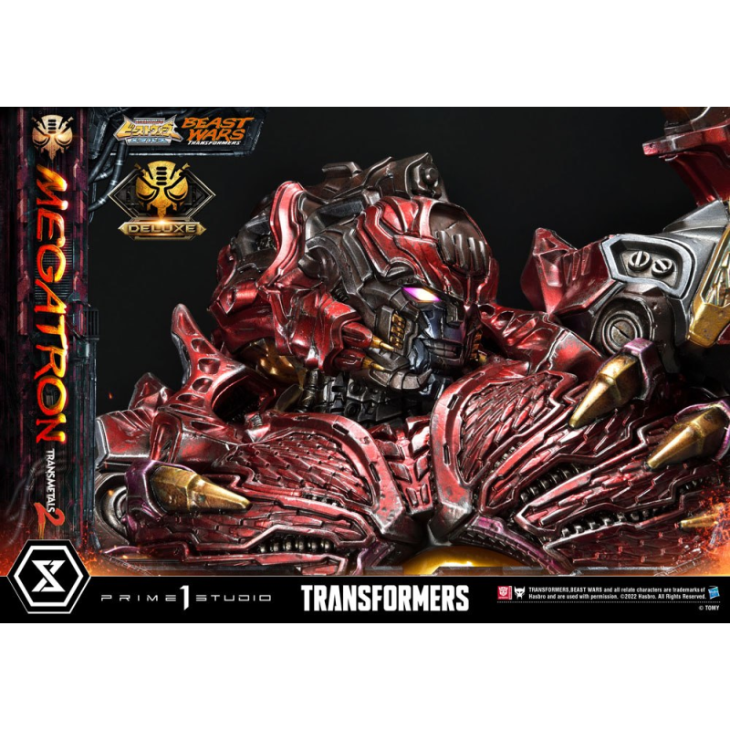 Transformers Beast Wars statuette 1/4 Premium Masterline Megatron Transmetal 2 Deluxe Bonus Version 74 cm