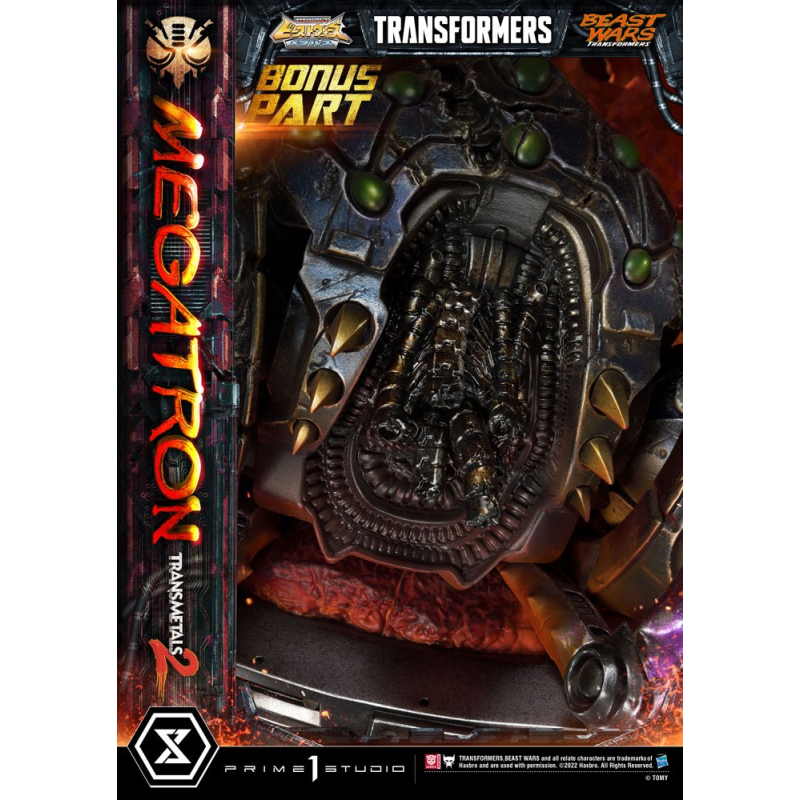 Transformers Beast Wars statuette 1/4 Premium Masterline Megatron Transmetal 2 Deluxe Bonus Version 74 cm