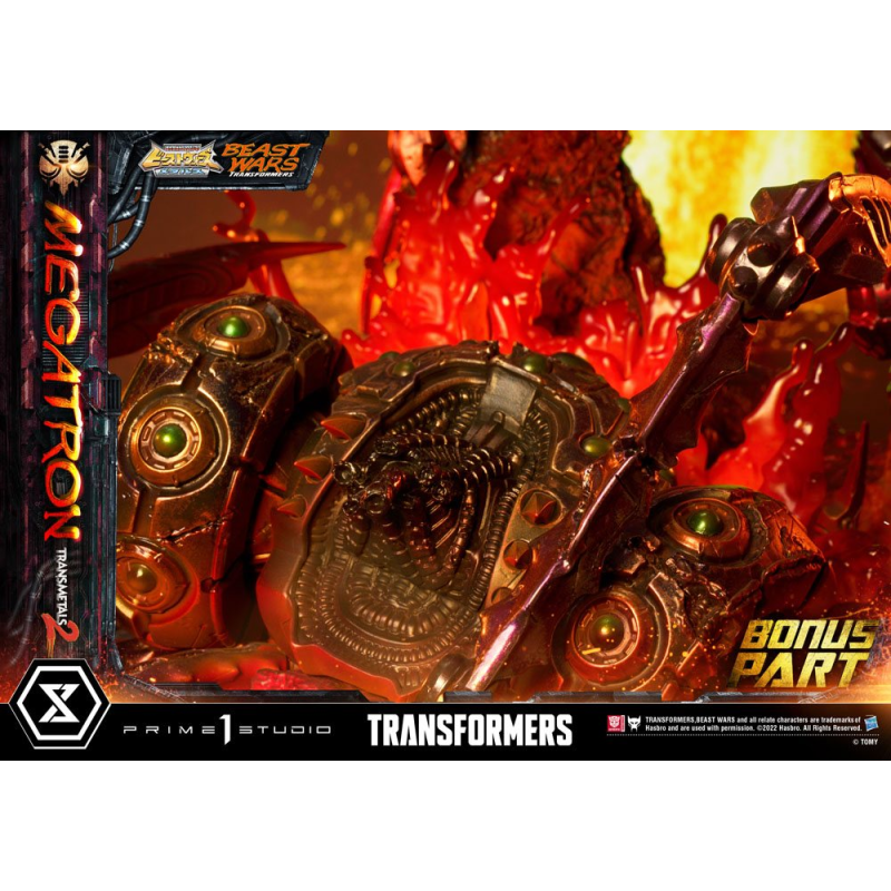 Transformers Beast Wars statuette 1/4 Premium Masterline Megatron Transmetal 2 Deluxe Bonus Version 74 cm