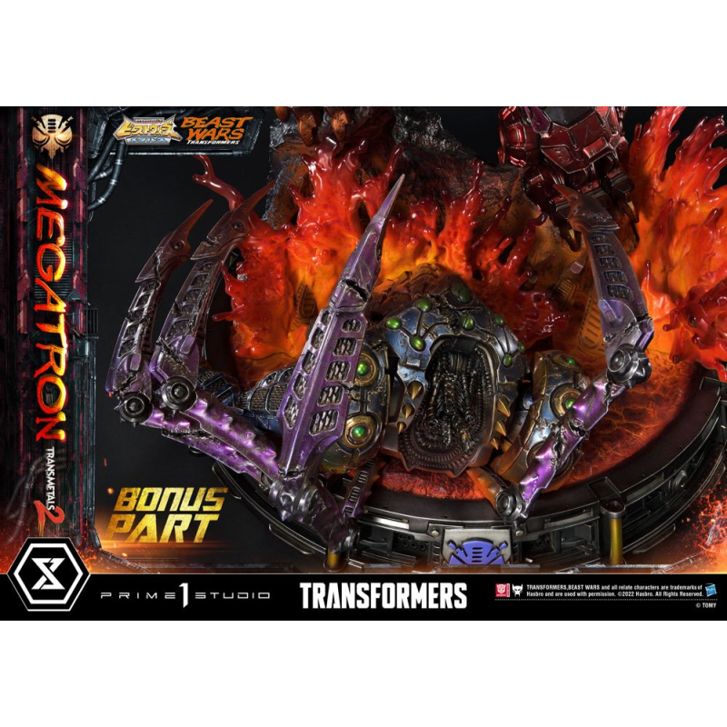 Transformers Beast Wars statuette 1/4 Premium Masterline Megatron Transmetal 2 Deluxe Bonus Version 74 cm