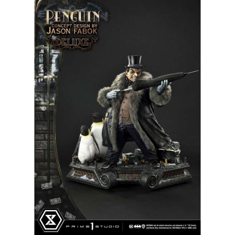 DC Comics statuette Museum Masterline 1/3 Penguin (Concept Design By Jason Fabok) Deluxe Bonus Version 63 cm