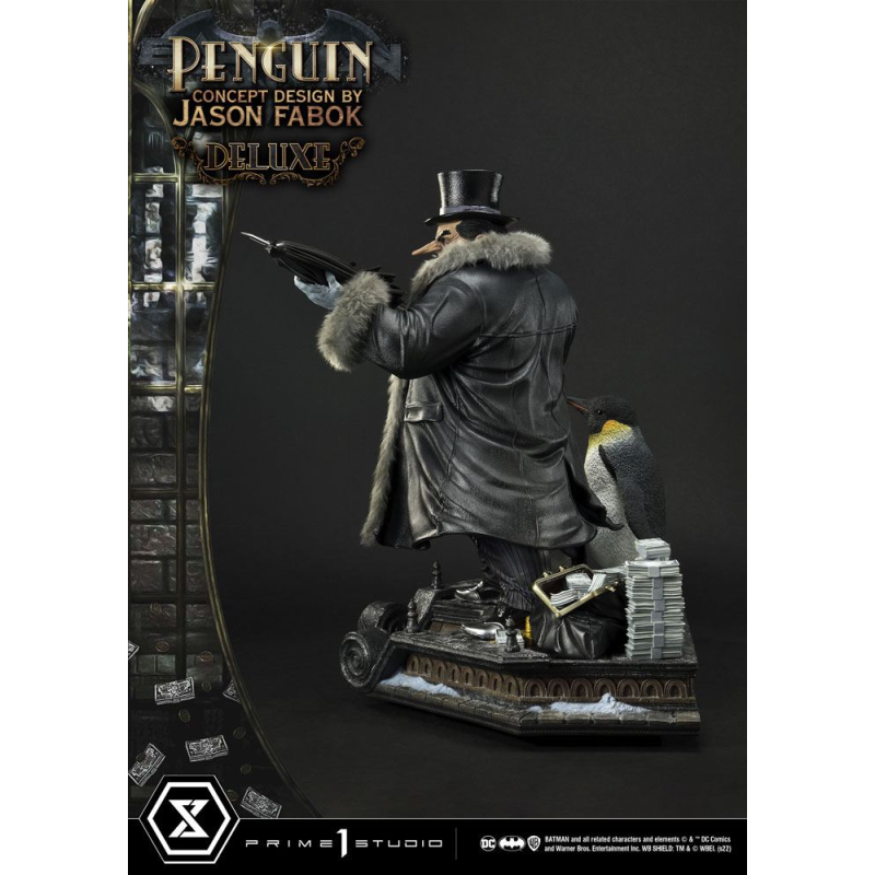 DC Comics statuette Museum Masterline 1/3 Penguin (Concept Design By Jason Fabok) Deluxe Bonus Version 63 cm