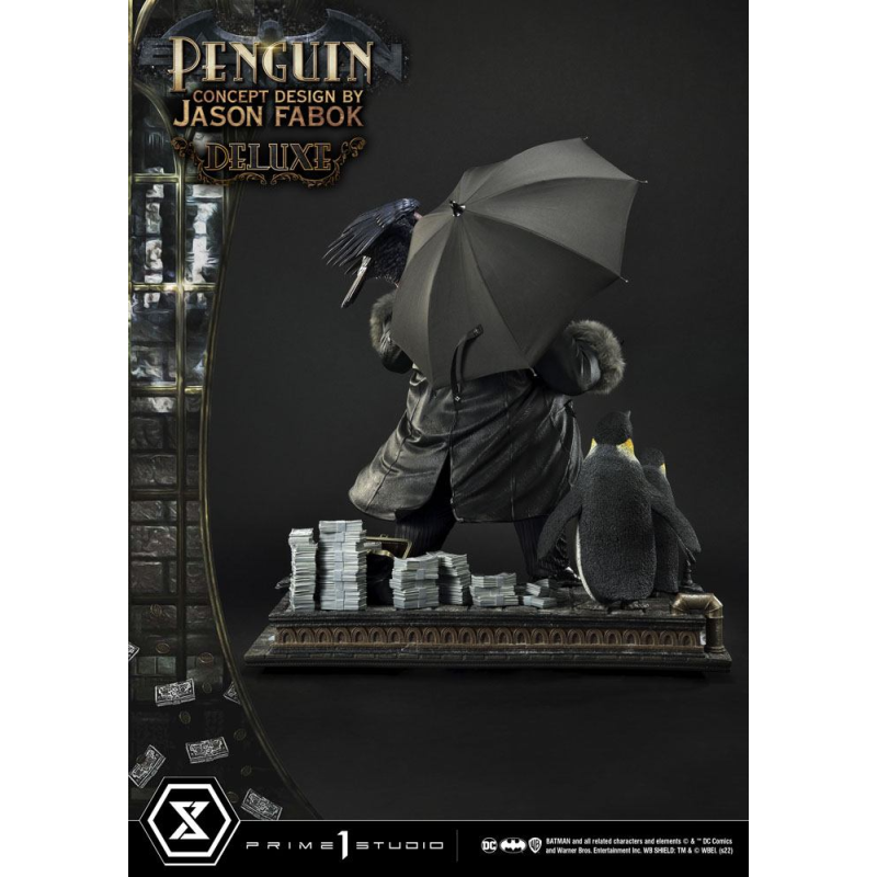 DC Comics statuette Museum Masterline 1/3 Penguin (Concept Design By Jason Fabok) Deluxe Bonus Version 63 cm