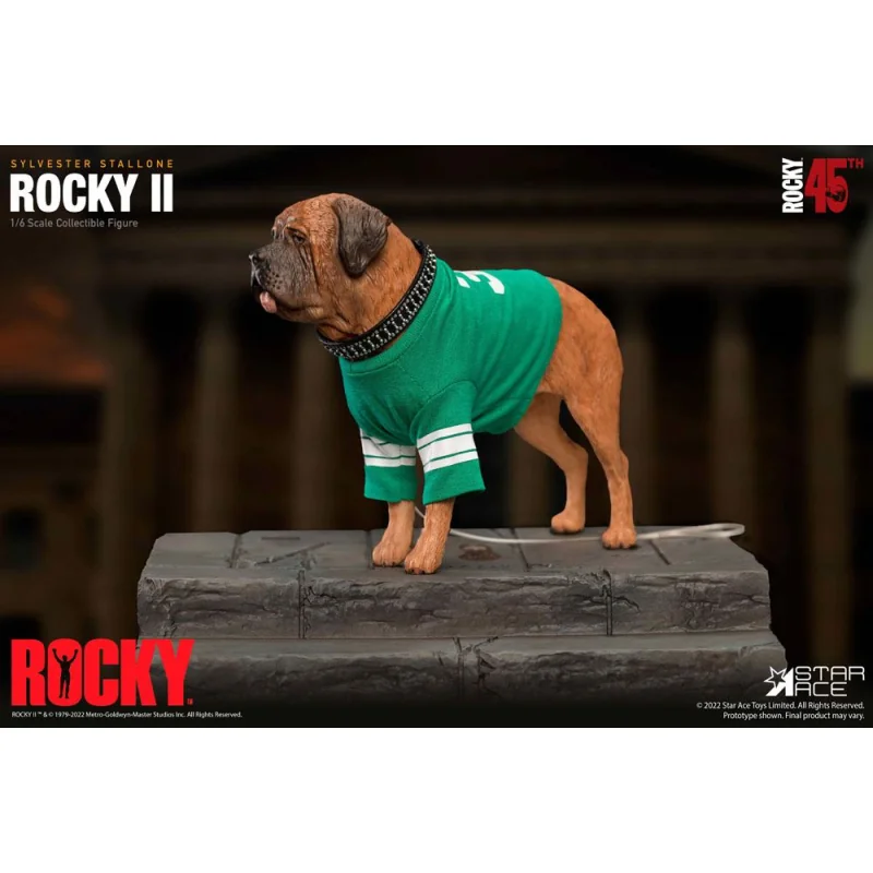 COMBINAISON ROCKY BALBOA NOIRE 1/6 DELUXE AF