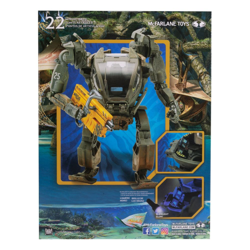 Avatar : La Voie de l'eau figurine Megafig Amp Suit with Bush Boss FD-11 30 cm