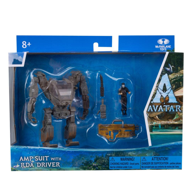 Avatar : La Voie de l'eau figurines Deluxe Medium Amp Suit with RDA Driver