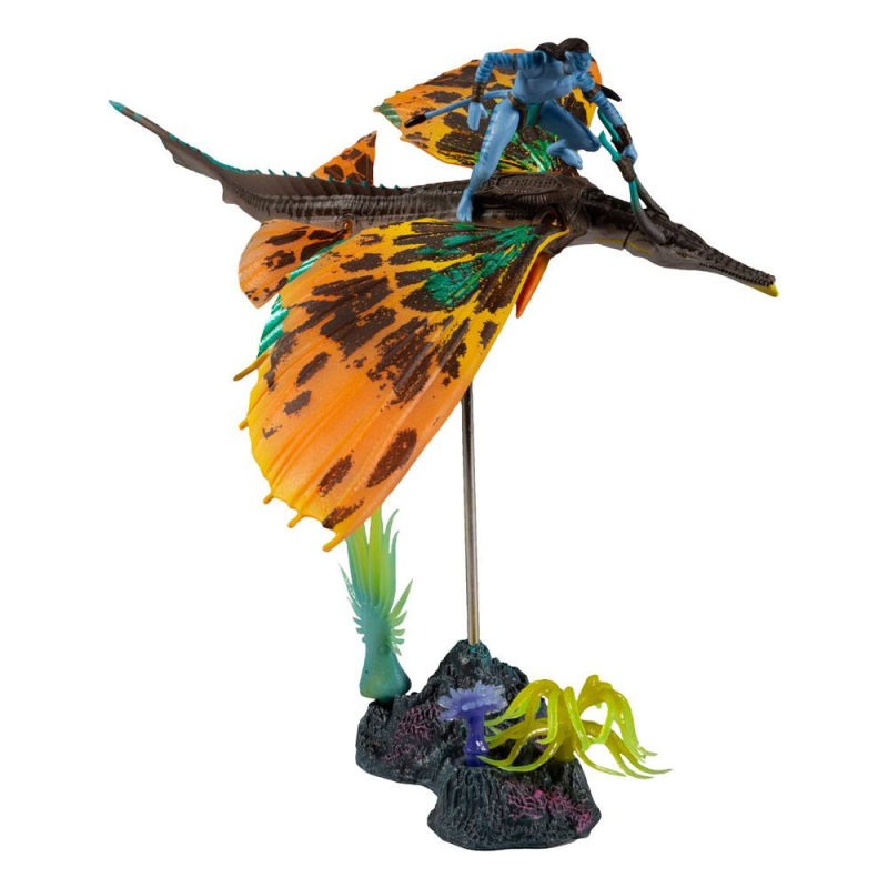 Avatar : La Voie de l'eau figurines Deluxe Large Jake Sully & Skimwing