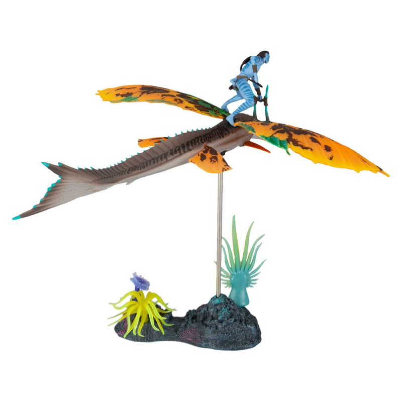 Avatar : La Voie de l'eau figurines Deluxe Large Jake Sully & Skimwing