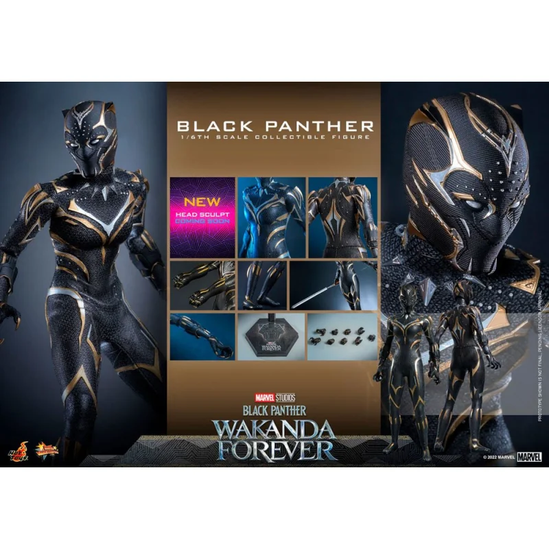 Black Panther: Wakanda Forever figurine Movie Masterpiece 1/6 Black Panther 28 cm