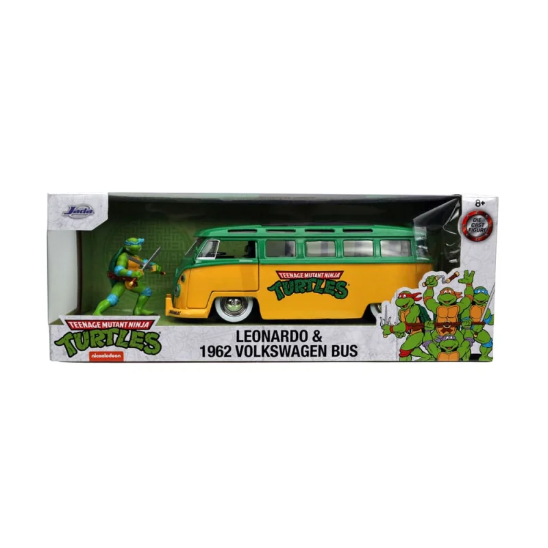 TMNT - Leonardo & 1962 VW Bus - 1:24 (Teenage Mutant Ninja Turtles)