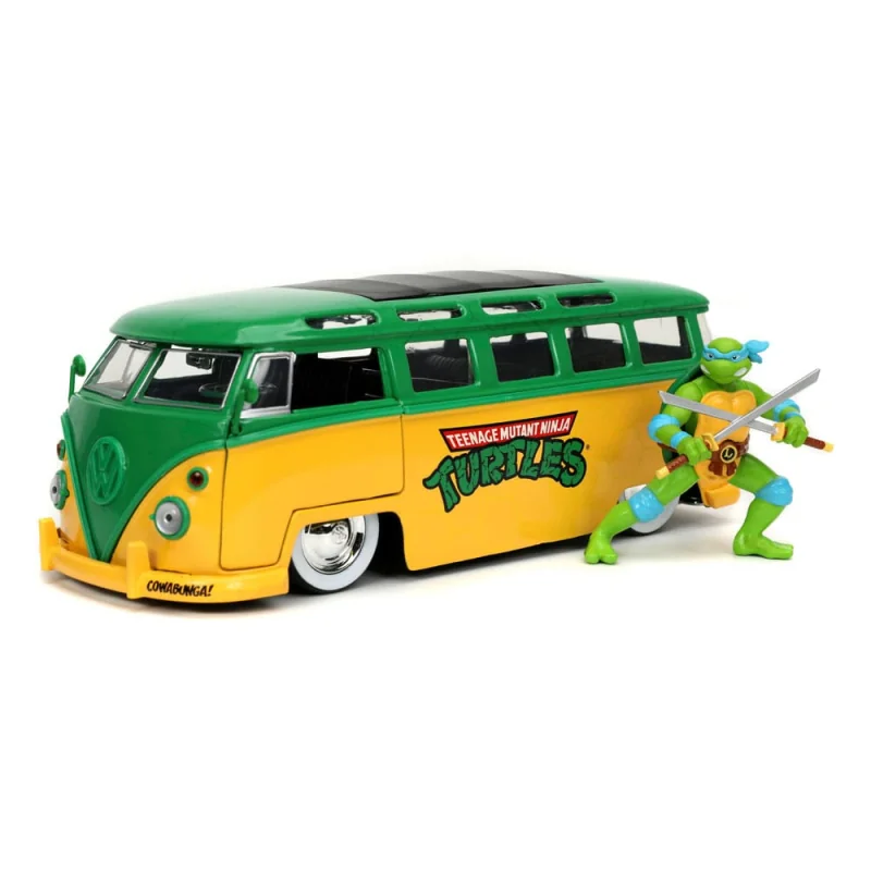 TMNT - Leonardo & 1962 VW Bus - 1:24 (Teenage Mutant Ninja Turtles)