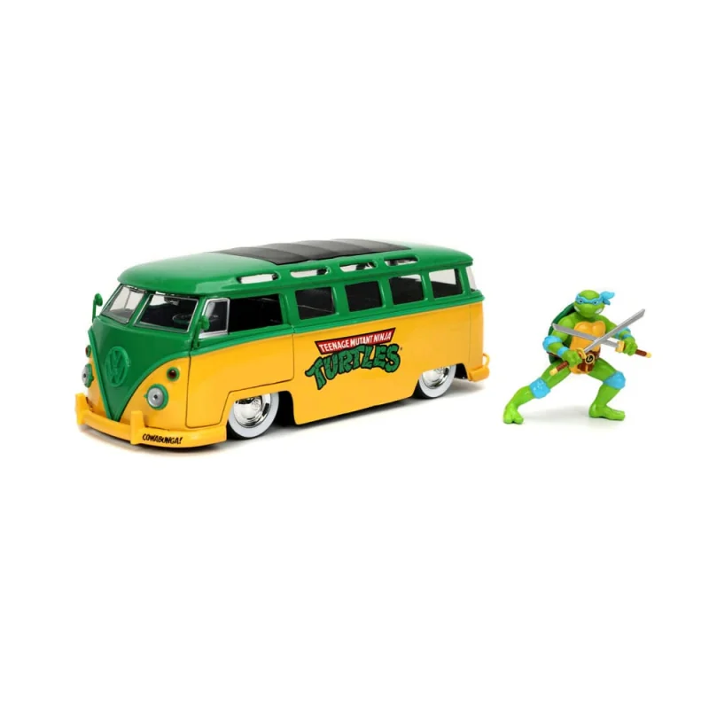 TMNT - Leonardo & 1962 VW Bus - 1:24 (Teenage Mutant Ninja Turtles)