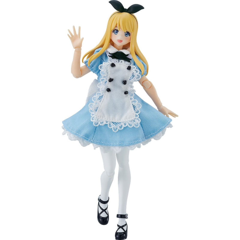 Original Character Figure Figma Female Body (Alice) with Dress and Apron Outfit 13 cm