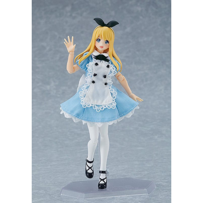 Original Character Figure Figma Female Body (Alice) with Dress and Apron Outfit 13 cm