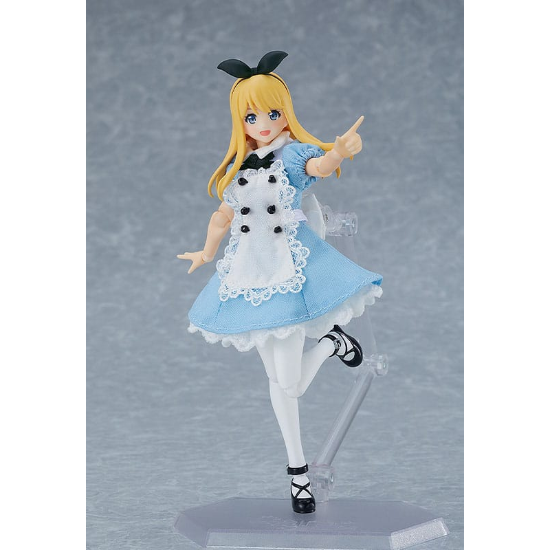 Original Character Figure Figma Female Body (Alice) with Dress and Apron Outfit 13 cm