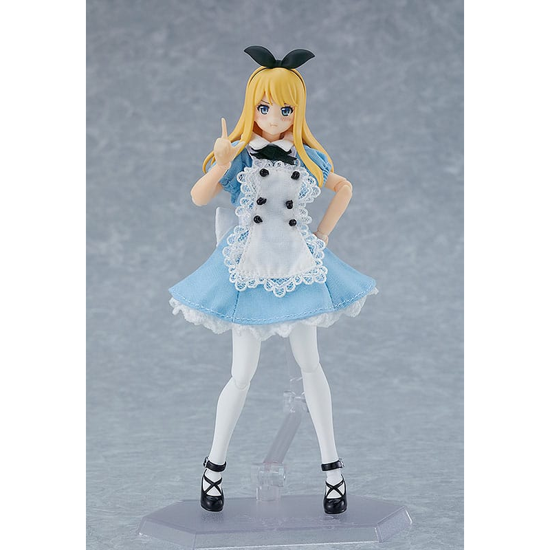 Original Character Figure Figma Female Body (Alice) with Dress and Apron Outfit 13 cm