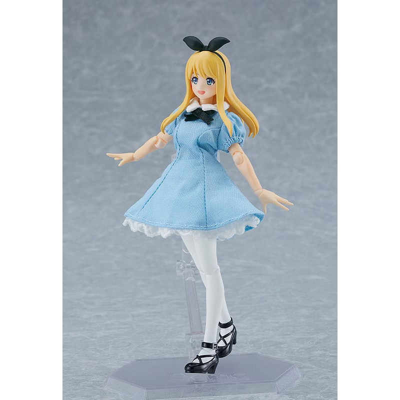 Original Character Figure Figma Female Body (Alice) with Dress and Apron Outfit 13 cm