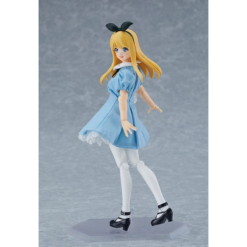 Original Character Figure Figma Female Body (Alice) with Dress and Apron Outfit 13 cm