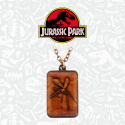 JURASSIC PARK - Collier Ambre Unisexe - Edition Limitée