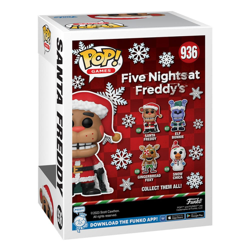 FIVE NIGHTS AT FREDDY'S - POP Games N° 936 - Santa Freddy