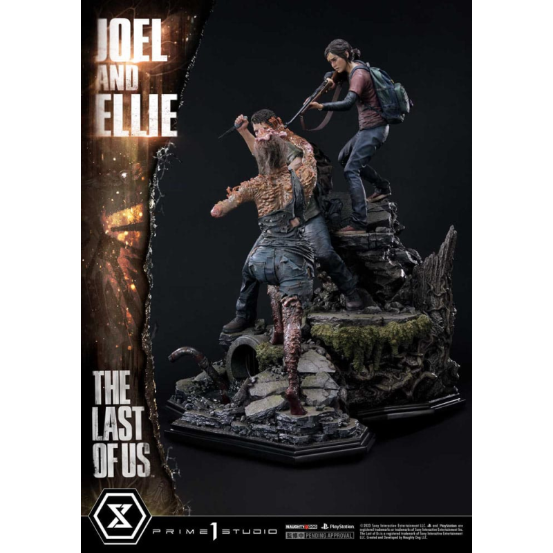 THE LAST OF US - Joel & Ellie - Statuette Premium Masterline 73cm