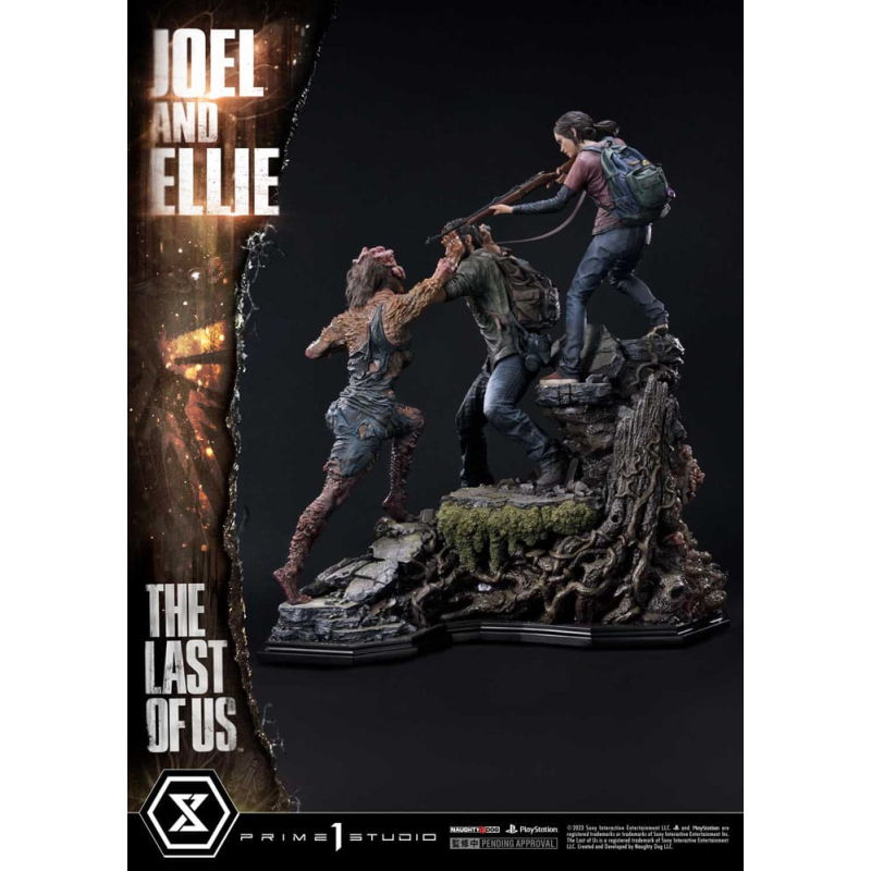 THE LAST OF US - Joel & Ellie - Statuette Premium Masterline 73cm