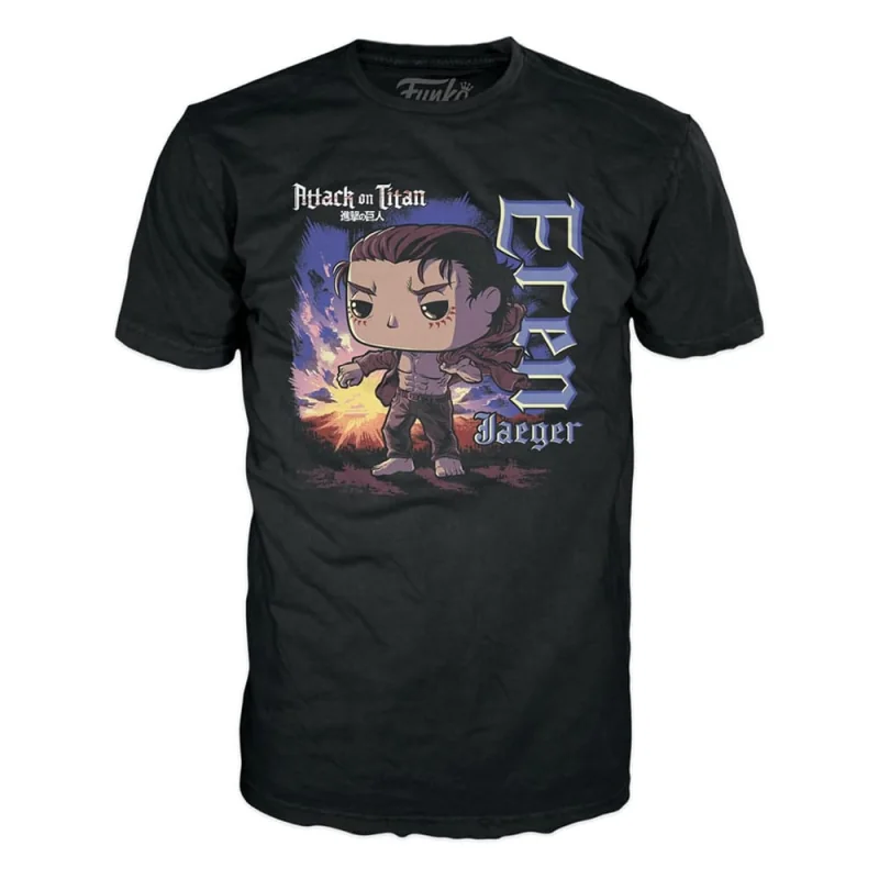 Attack on Titan S5 - Booble Head POP N° 1321 - Eren With Marks +T-shirt (S)