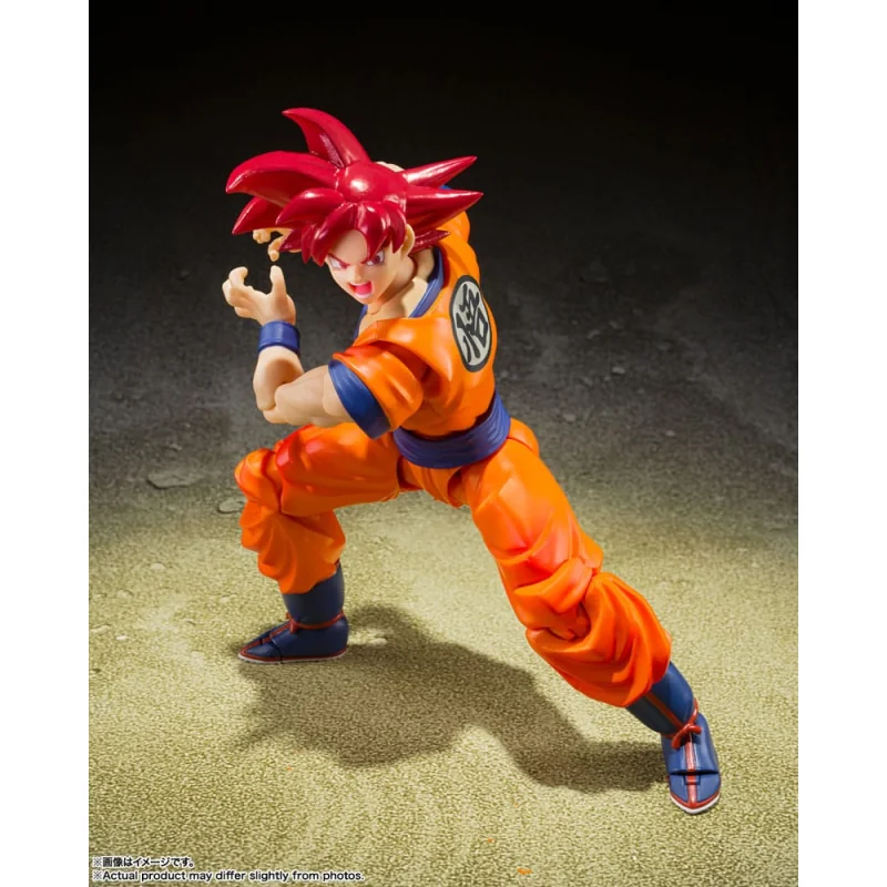 Dragon Ball Super S.H. Figuarts Super Saiyan God Son Goku Saiyan God of Virture 14 cm