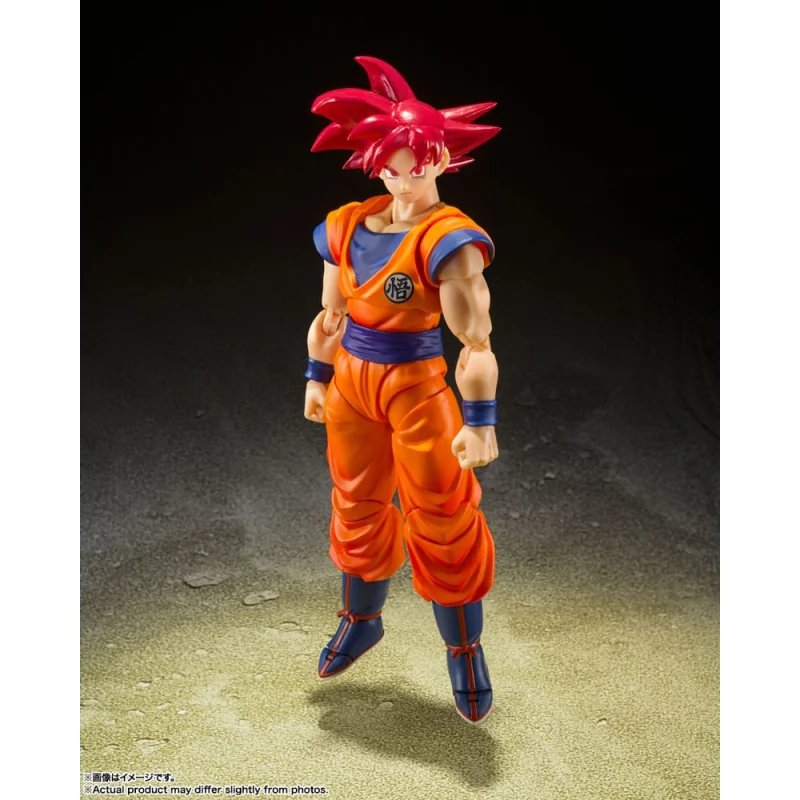 Dragon Ball Super S.H. Figuarts Super Saiyan God Son Goku Saiyan God of Virture 14 cm