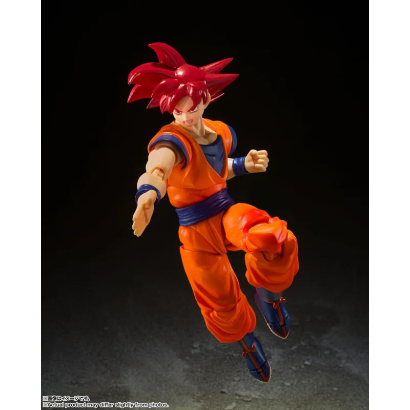 Dragon Ball Super S.H. Figuarts Super Saiyan God Son Goku Saiyan God of Virture 14 cm