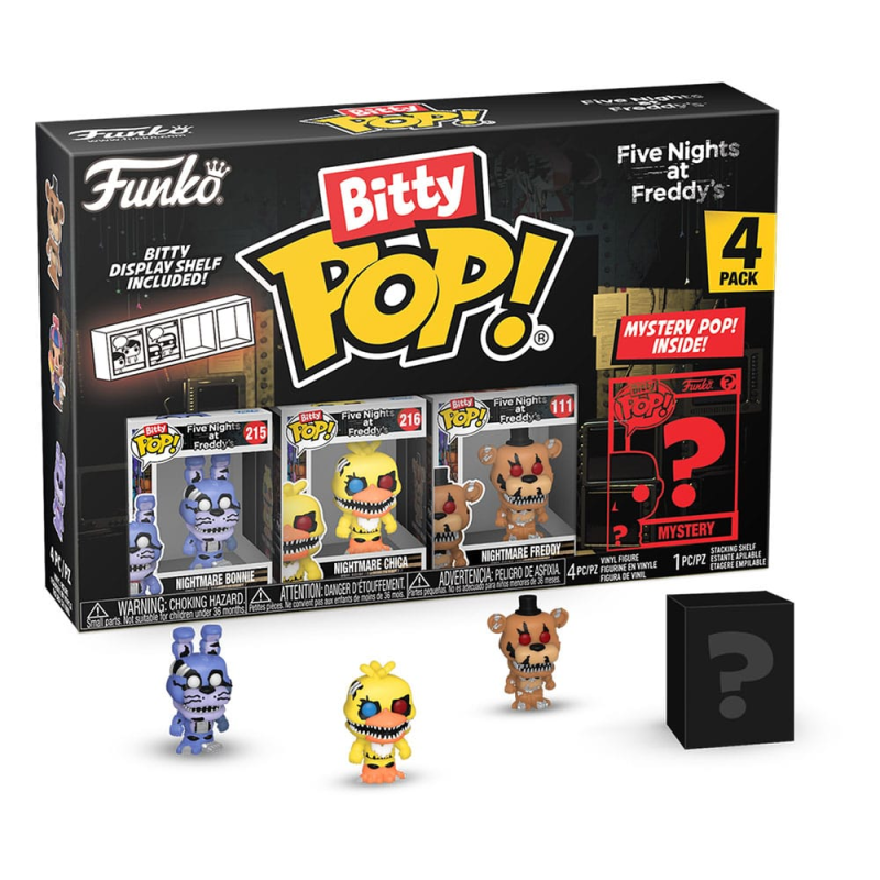 FIVE NIGHTS AT FREDDY'S - Bitty Pop 4 Pack 2.5cm - Nightmare Bonnie