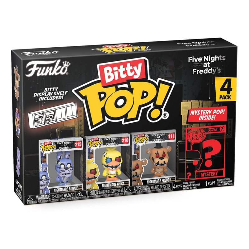 FIVE NIGHTS AT FREDDY'S - Bitty Pop 4 Pack 2.5cm - Nightmare Bonnie