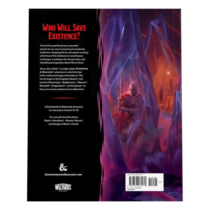 Dungeons & Dragons RPG aventure Vecna: Eve of Ruin *ANGLAIS*