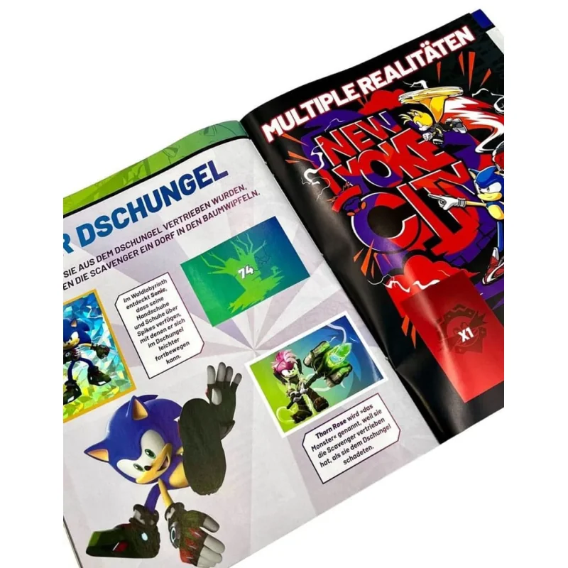 Sonic Prime Sticker Collection album pour stickers *ALLEMAND*