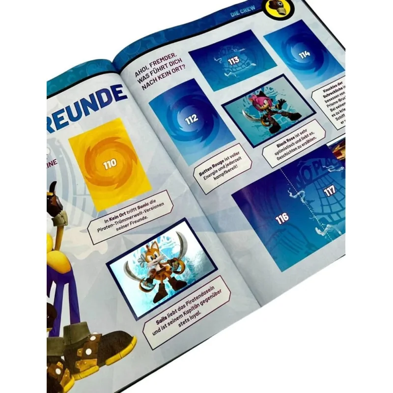 Sonic Prime Sticker Collection album pour stickers *ALLEMAND*