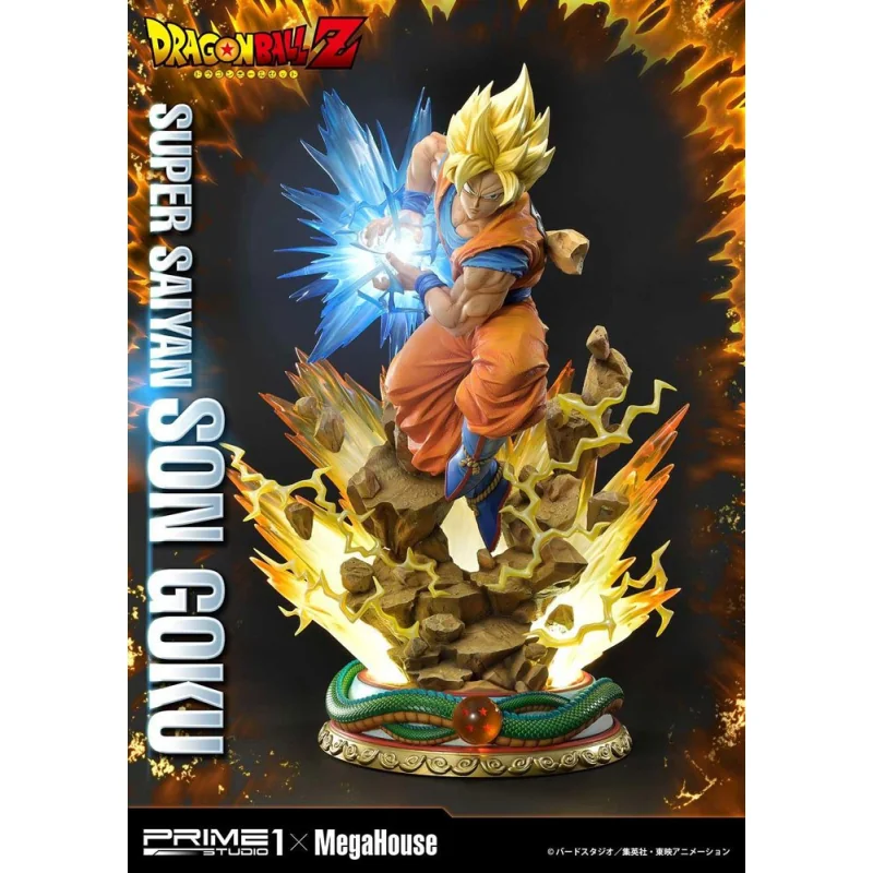 Dragon Ball Z statuette 1/4 Super Saiyan Son Goku Deluxe Version 64 cm