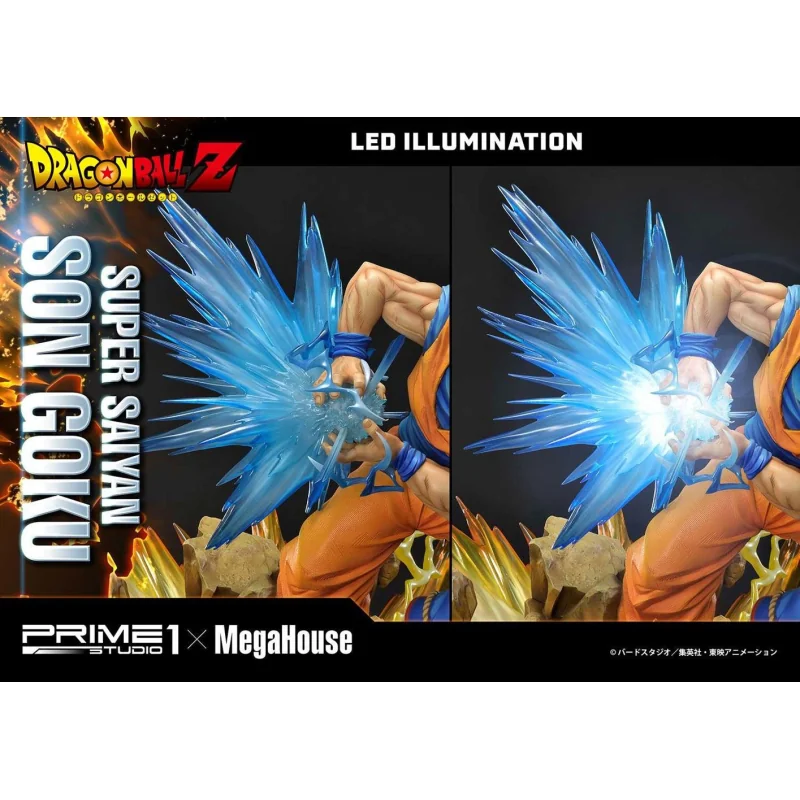 Dragon Ball Z statuette 1/4 Super Saiyan Son Goku Deluxe Version 64 cm