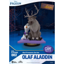 La Reine des neiges statuette PVC Mini Diorama Stage Olaf Presents Olaf Aladdin 12 cm