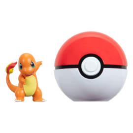 Figurine Pokémon Clip'n'Go Poké Balls Salamèche 1 & Poké Ball