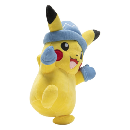  Pokémon peluche Pikachu with Winter Hat and Mittens 20 cm